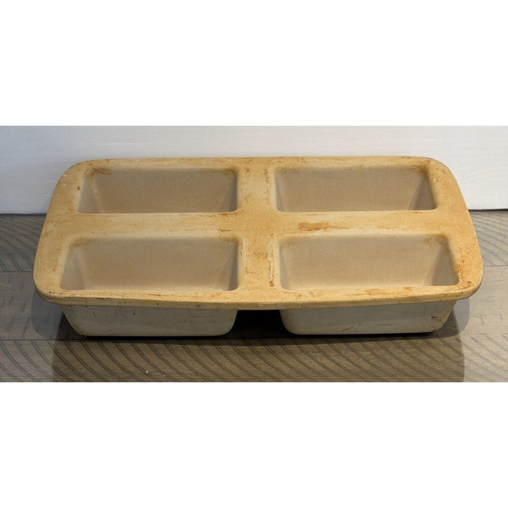 Family Heritage Stoneware Classics Collection 4 Mini Loaf Pan Pampered Chef USA